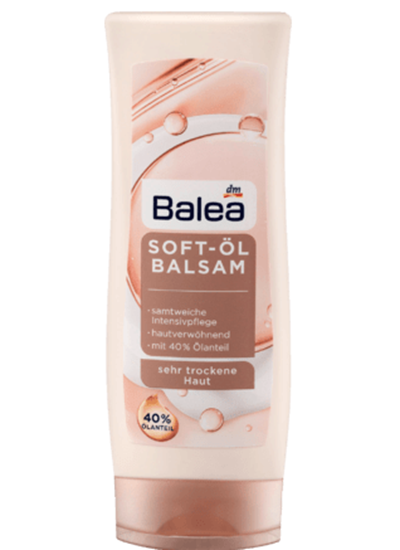 Balm soft. Balea Bodylotion Creme-Öl Mindful moment, 200 ml. Balea Parfüm Bodylotion Pure Elegance, 200 ml. Balea Bodylotion Life is a Fairytale, 200 ml.